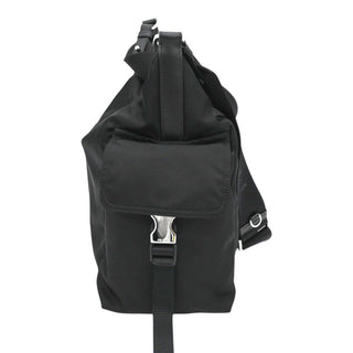 Black Explore Large Re-Nylon Shoulder Bag