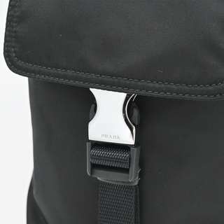 Black Explore Large Re-Nylon Shoulder Bag
