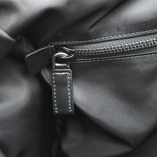 Black Explore Large Re-Nylon Shoulder Bag