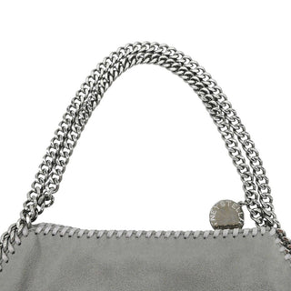 STELLA MCCARTNEY | Light Gray Falabella Vegan Suede Shoulder Bag