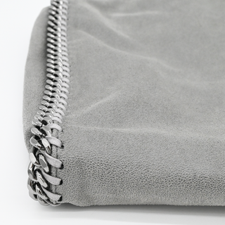 STELLA MCCARTNEY | Light Gray Falabella Vegan Suede Shoulder Bag