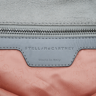 Light Gray Falabella Vegan Suede Shoulder Bag