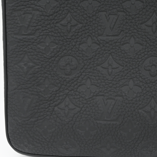 LOUIS VUITTON | Black Monogram Taurillon Leather S-Lock Briefcase