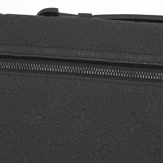 LOUIS VUITTON | Black Monogram Taurillon Leather S-Lock Briefcase