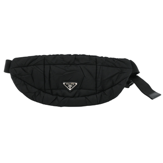 Black Nylon Belt Bag