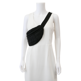 Black Nylon Belt Bag