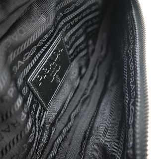Black Nylon Belt Bag