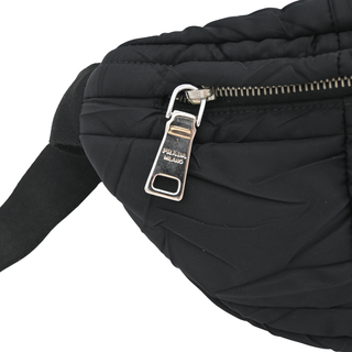 Black Nylon Belt Bag
