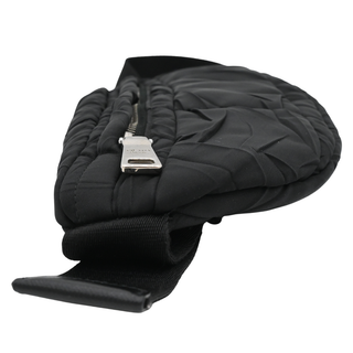 Black Nylon Belt Bag