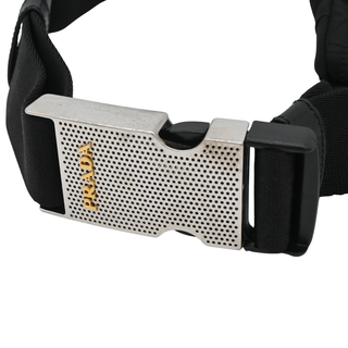 Black Nylon Belt Bag