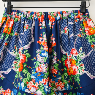 Trish Gemma Scarf Floral Print Shorts