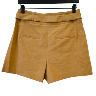 VERONICA BEARD | Camel Linen-Blend Betty Shorts