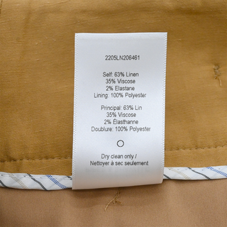 VERONICA BEARD | Camel Linen-Blend Betty Shorts