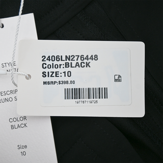 Black Linen-Blend Runo Shorts