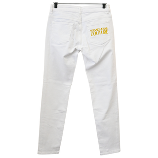 VERSACE JC | White Denim Skinny Jeans