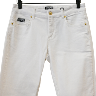 VERSACE JC | White Denim Skinny Jeans
