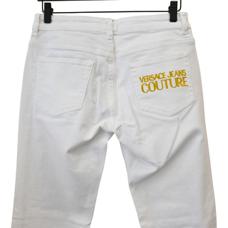 VERSACE JC | White Denim Skinny Jeans