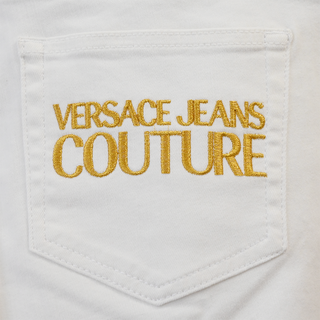 VERSACE JC | White Denim Skinny Jeans