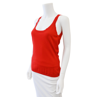 GABRIELA HEARST | Toby Red Cashmere Silk Tank Top