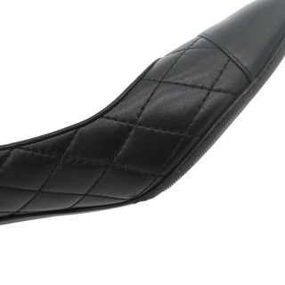 CHANEL | Black Quilted Leather Cap Toe Pumps