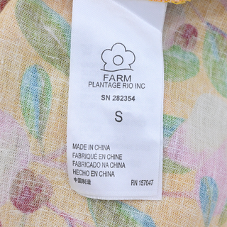 FARM RIO | Cashew Printed Linen-Blend Mini Dress