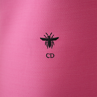 CHRISTIAN DIOR | Pink Wool-Blend Shift Dress