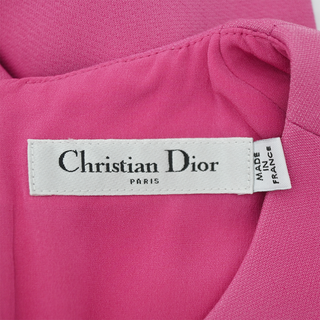Pink Wool-Blend Shift Dress