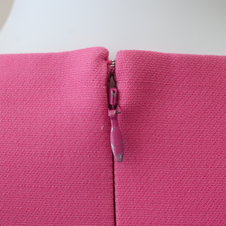 CHRISTIAN DIOR | Pink Wool-Blend Shift Dress