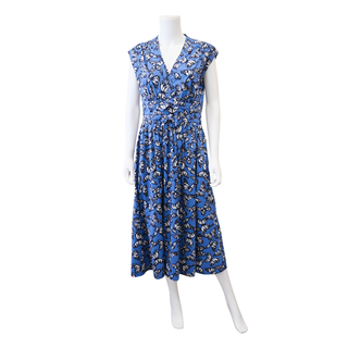 KATE SPADE | Cornflower Blue Butterfly Print Dress