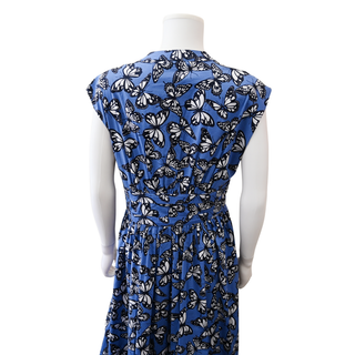 KATE SPADE | Cornflower Blue Butterfly Print Dress