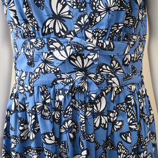 KATE SPADE | Cornflower Blue Butterfly Print Dress
