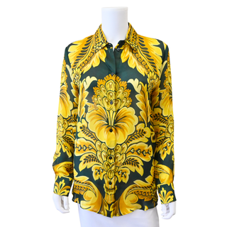 ETRO | Flower-Bee Motif Silk Blouse
