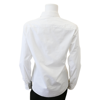 JIL SANDER | Monday Optic White Cotton Poplin Blouse
