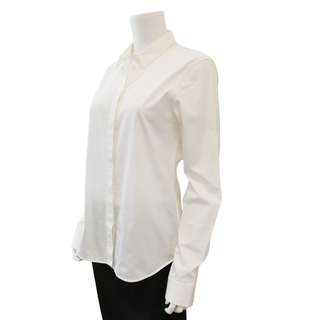 JIL SANDER | Monday Optic White Cotton Poplin Blouse