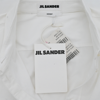 JIL SANDER | Monday Optic White Cotton Poplin Blouse