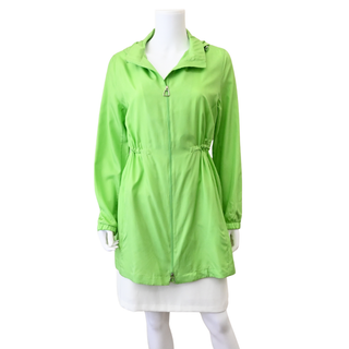AKRIS | Pure Green Long Silk Jacket