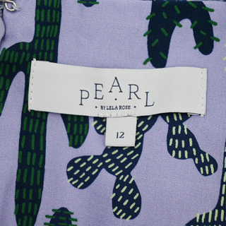 Lilac Cactus Print Dress