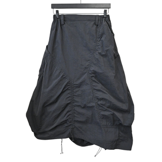 MOYURU | Black Drawstring Cargo Skirt