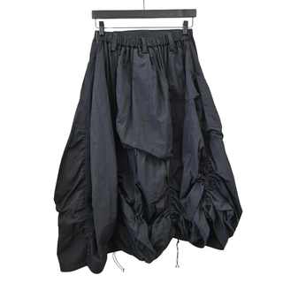MOYURU | Black Drawstring Cargo Skirt