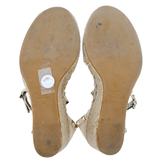 Rockstud Espadrille Wedge Sandals