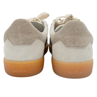 H-Stripes Ivory Mesh & Suede Low Top Sneakers