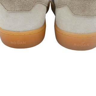 H-Stripes Ivory Mesh & Suede Low Top Sneakers