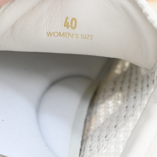 H-Stripes Ivory Mesh & Suede Low Top Sneakers