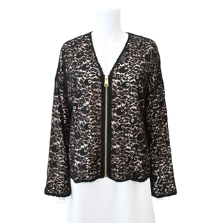 LANVIN | Black Floral Lace Jacket
