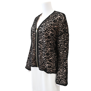 Black Floral Lace Jacket