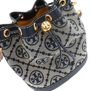 T Monogram Jacquard Mini Bucket Bag