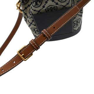 T Monogram Jacquard Mini Bucket Bag