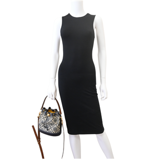 T Monogram Jacquard Mini Bucket Bag