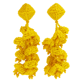 SACHIN & BABI | Golden Rod Grapes Clip Earrings