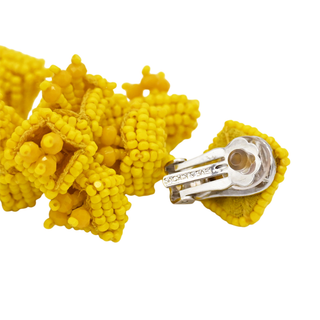 SACHIN & BABI | Golden Rod Grapes Clip Earrings